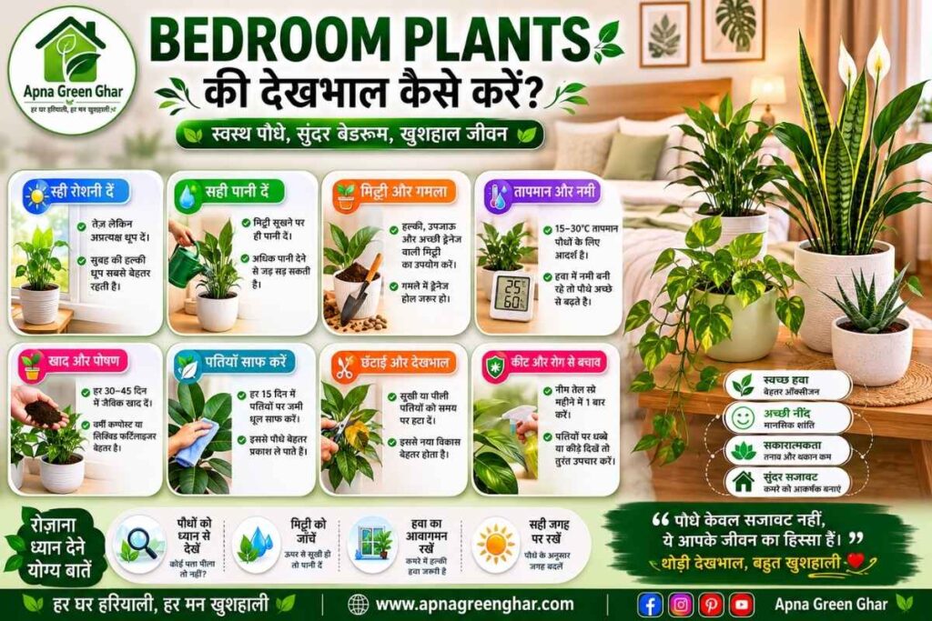 Bedroom के लिए Best Indoor Plants