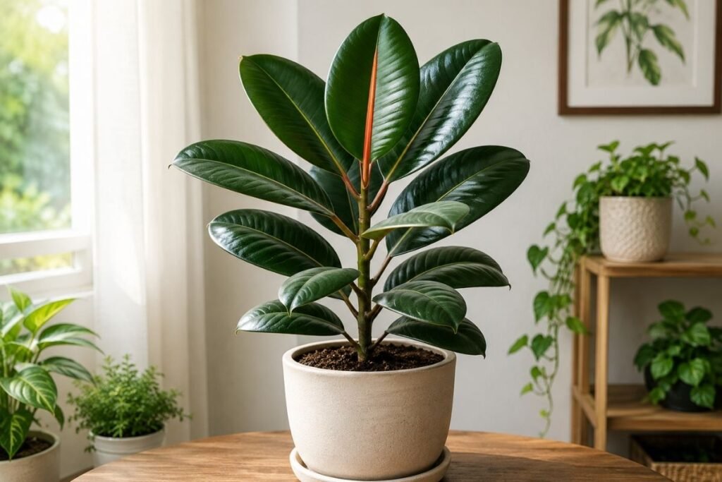 Rubber Plant की प्रमुख विशेषताएँ